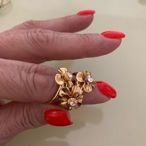Henri Bendel Summer Flowers Set of 3 Rings
